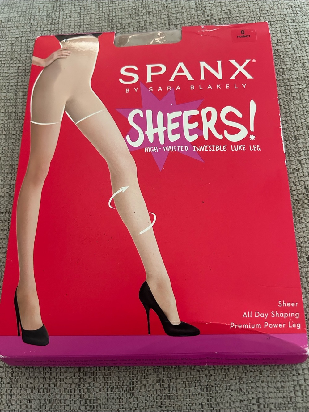 SPANX Sheers High-Waist Tights in Nude (Beige)